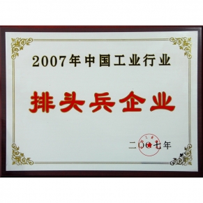 中国工业行业排头兵企业