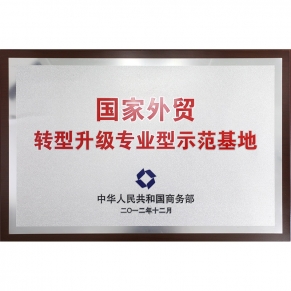 国家外贸转型升级专业型示范基地